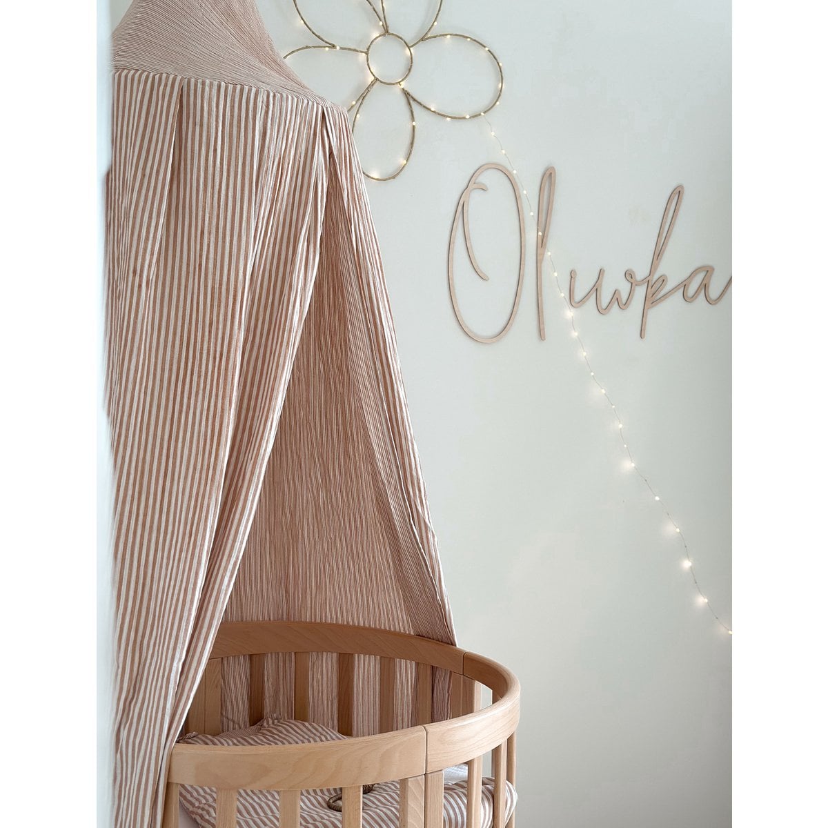 Muzpony Beige strepen - Bedhemel foto 6