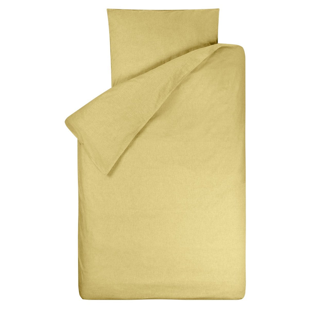 BINK Bedding Dekbedovertrek Bo oker 120x150