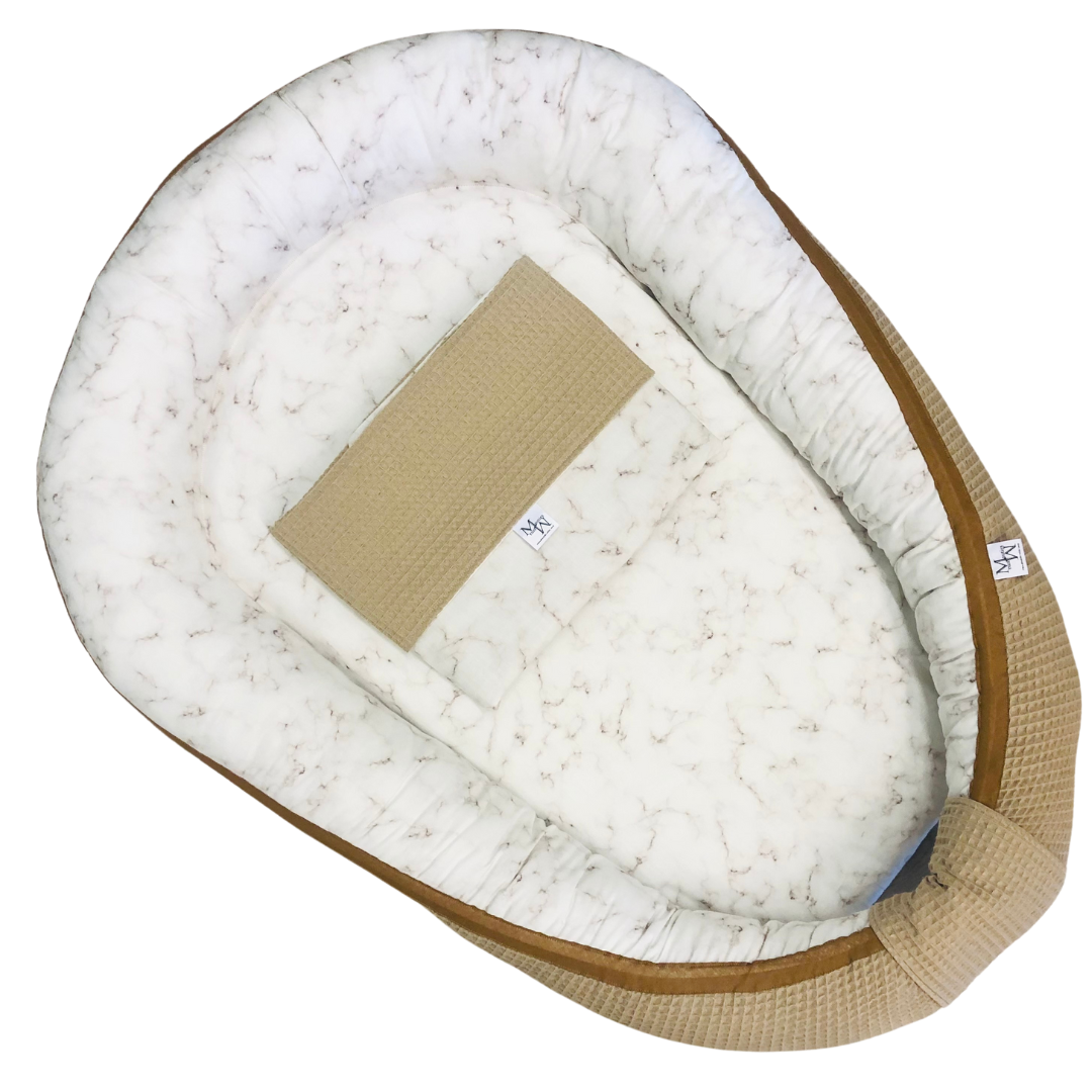 Mauties Mama Babynest Marble Natural