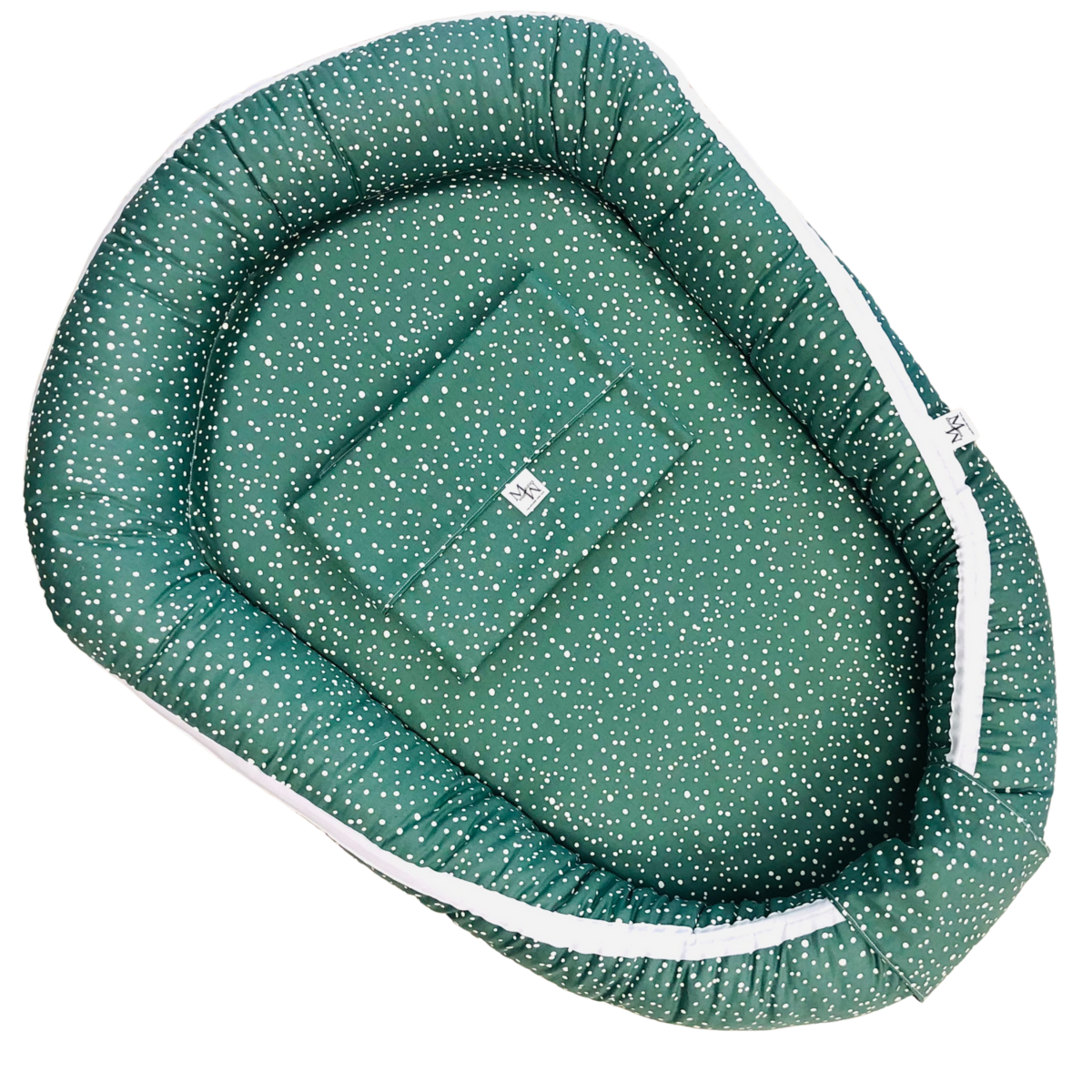 Mauties Mama Babynest Confetti groen