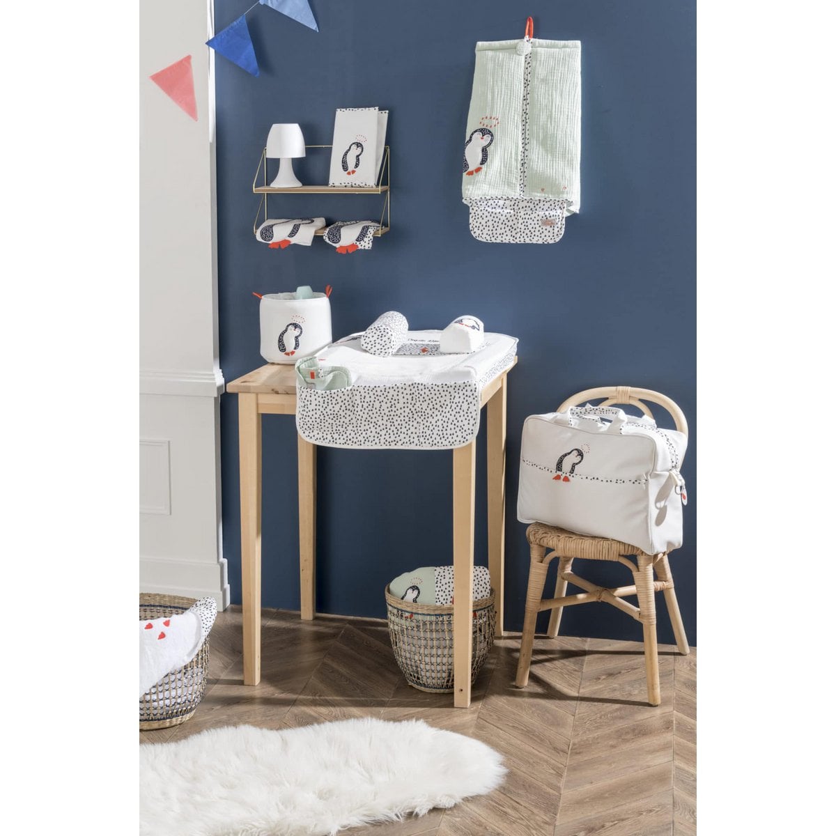 Maison Nougatine Slaapzak 50cm Pinguïn foto 4