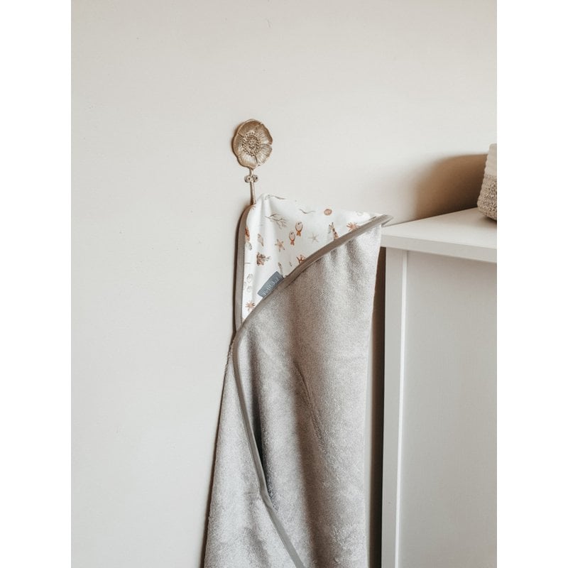 Petit Juul Badcape Oceaan - Grey