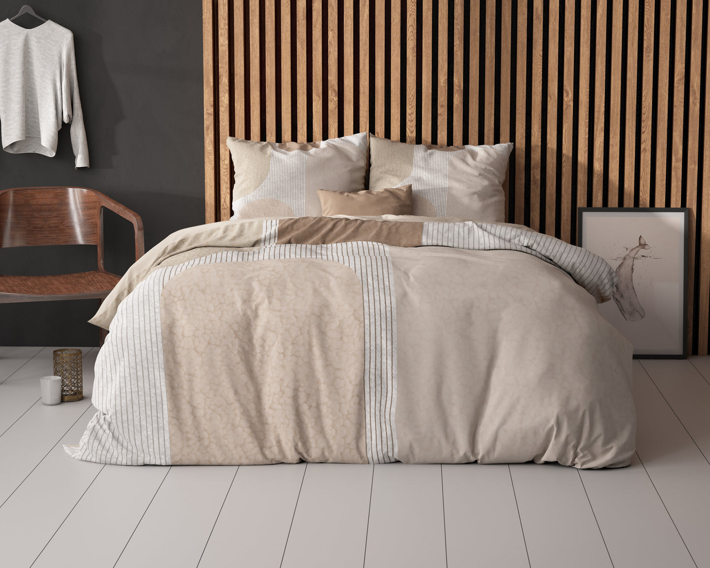 Teddy Print Crème