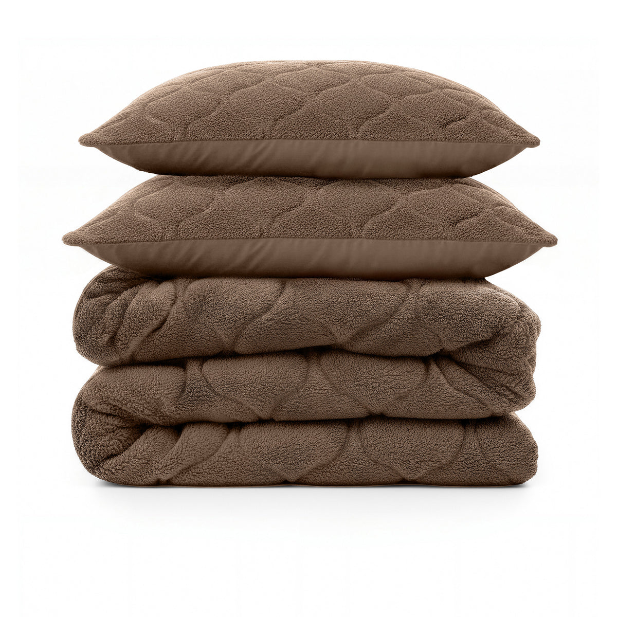 Sleeptime Lazy Dekbed Teddy Taupe/Bruin Met Kussenslopen – afbeelding 3