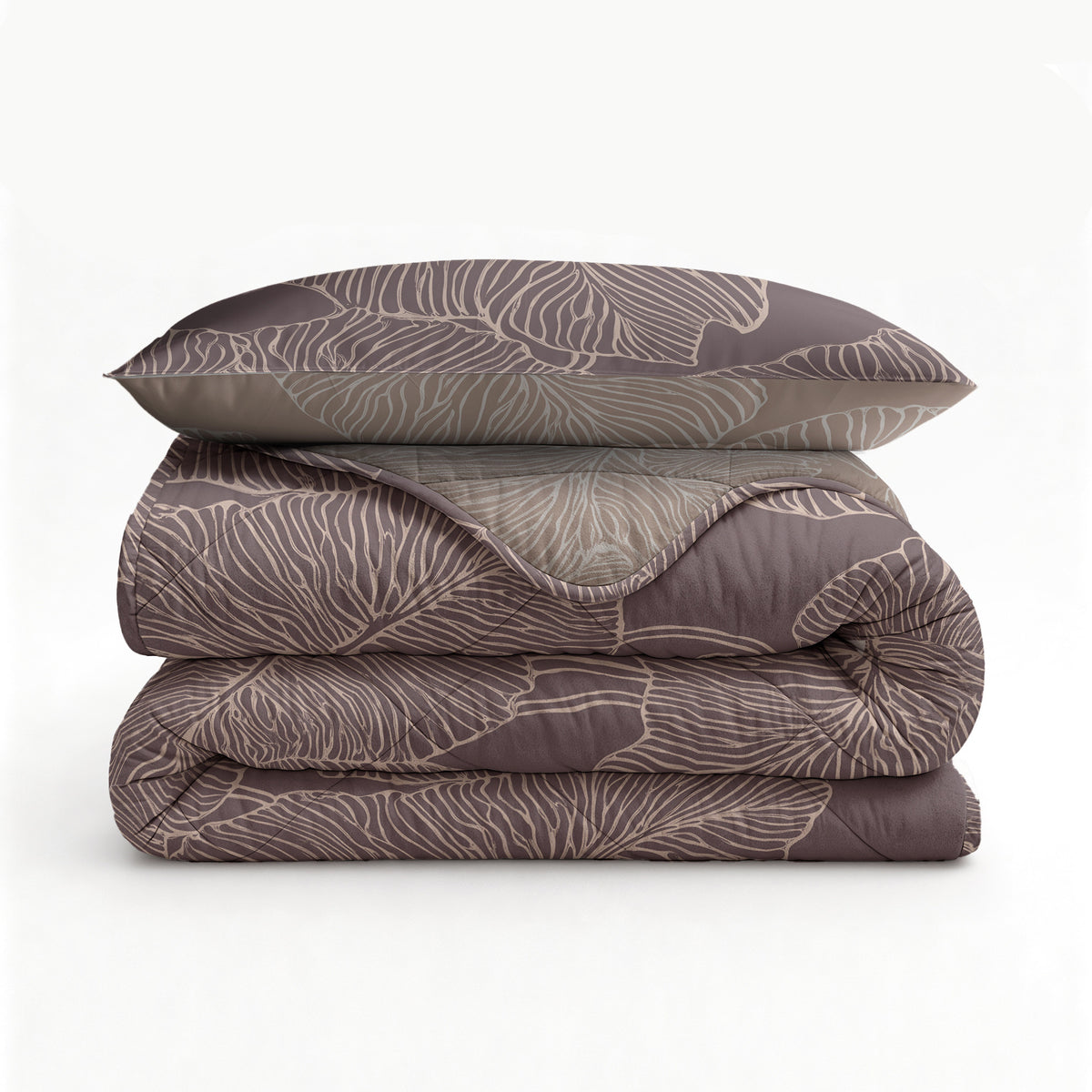 Sleeptime Lazy Dekbed Dreamy Mauve Met Kussenslopen – afbeelding 1