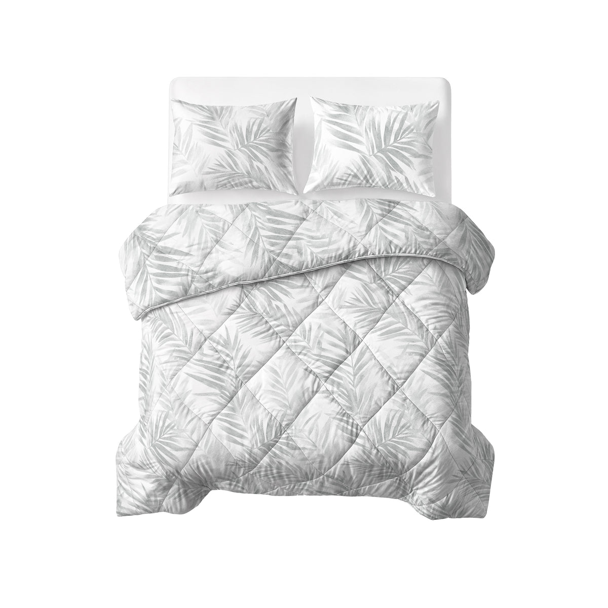 Sleeptime Lazy Dekbed Katoen Vinto Wit/Grijs – afbeelding 2