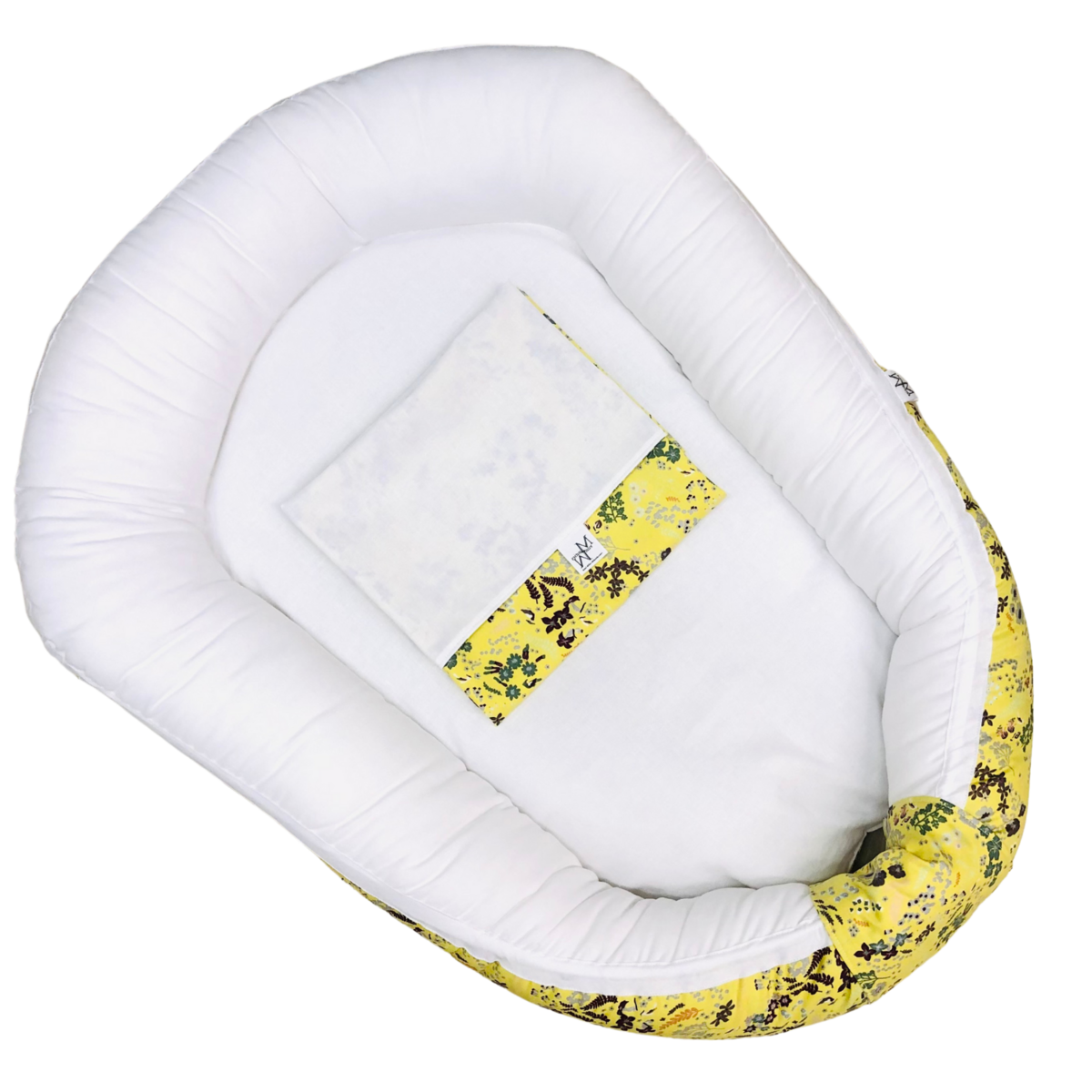 Mauties Mama Babynest gele bloemen - Bio-cotton foto 2