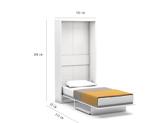1101 Opklapbed Happy met bureau 90 x 190 - afbeelding 1