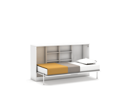 Bedkast maat 90 x 190, horizontaal, kleur wit
