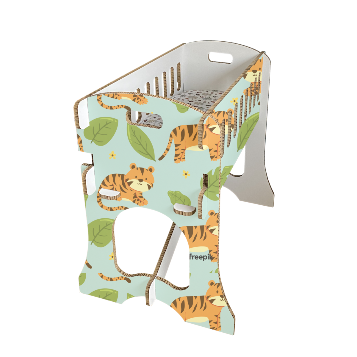 KarTent Babybedje - Papercrib Tiger Blue