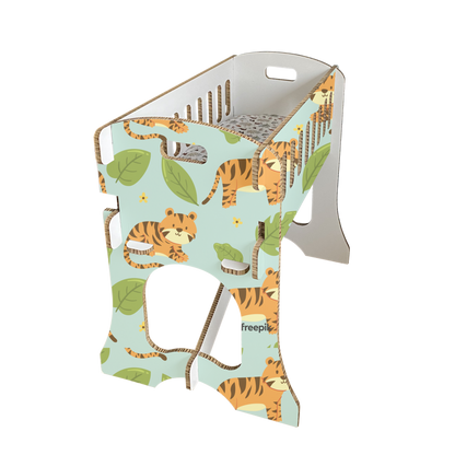 KarTent Babybedje - Papercrib Tiger Blue