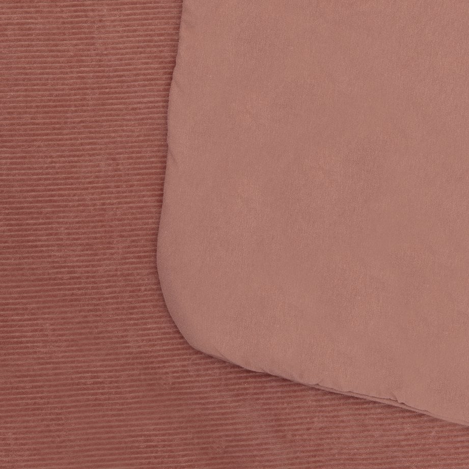 Witlof for Kids Tuck-inn deken wieg 40x80cm velvet rib Dusty Pink foto 5