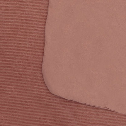 Witlof for Kids Tuck-inn deken wieg 40x80cm velvet rib Dusty Pink foto 5
