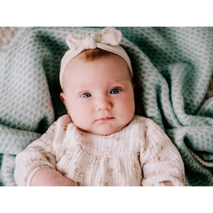 Pure Baby Love Wiegdeken wol - Mint foto 2