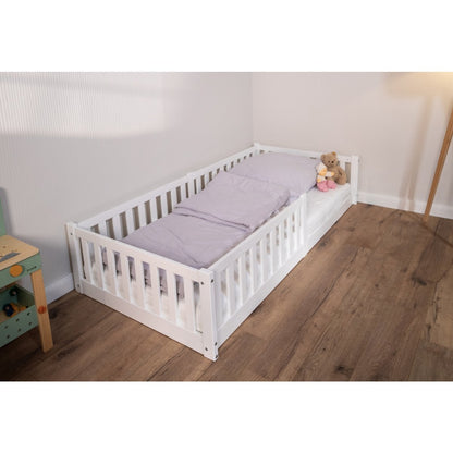 tiSsi Vloerbed / huisbed Enno 90x200 cm Beech White incl. Opt. Dak foto 6