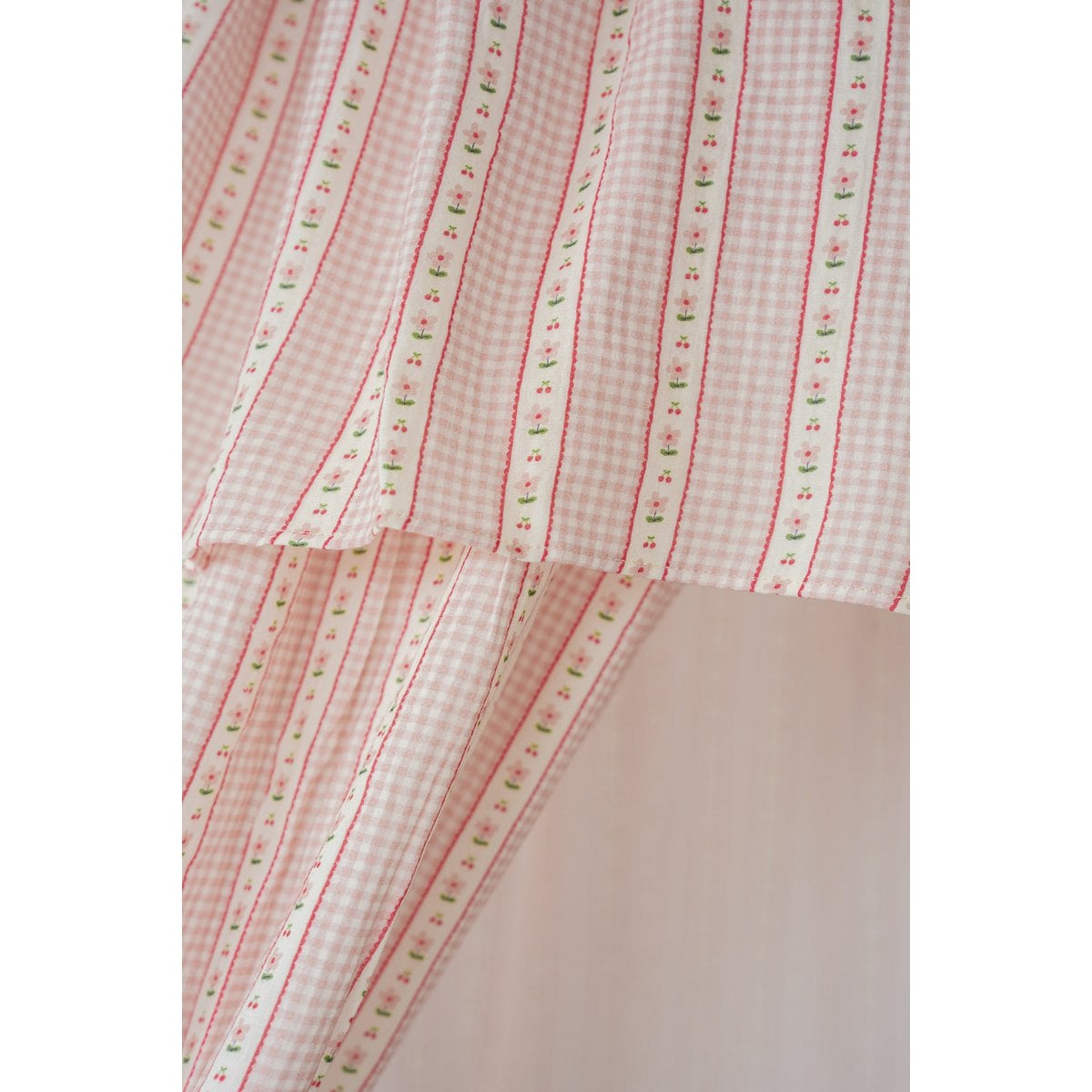 Moi Mili Mousseline kinderkamerhemel met ruche "Vintage stijl" foto 6