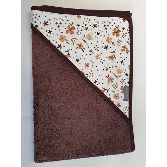 Petit Juul Badcape flower brown
