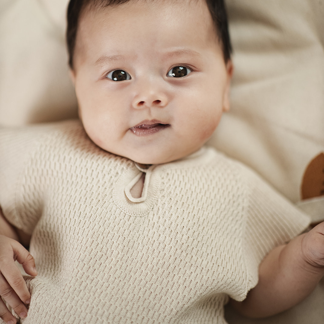 Saga Copenhagen Baby Geschenkdoos - Slijtage - Ivoor - Biologisch Katoen foto 6