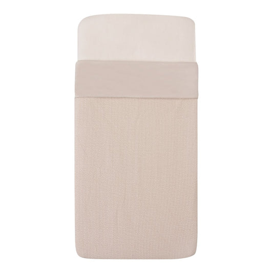 Witlof for Kids Tuck-inn deken wieg 40x80cm waves Soft Sand