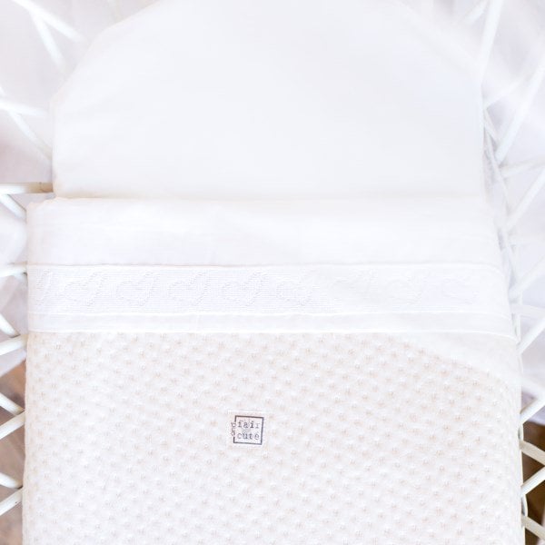 Fair and Cute Ledikantdeken zomer brown - Soft Dots foto 3