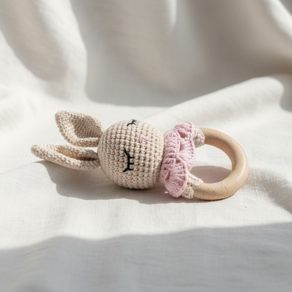 Nuvinokids 6-delige Katoenen Kraamcadeau Set Bunny foto 3