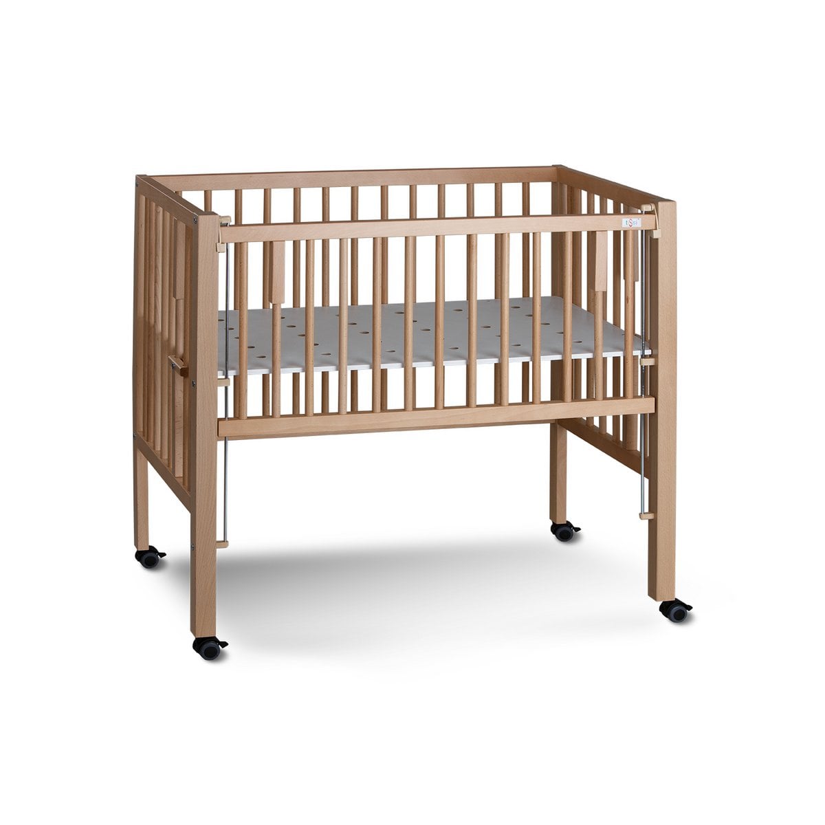 tiSsi MAXI BOXSPRING zijbed naturel 90x50 cm foto 2