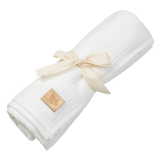 Moi Mili Mousseline baby swaddle deken "Cream"