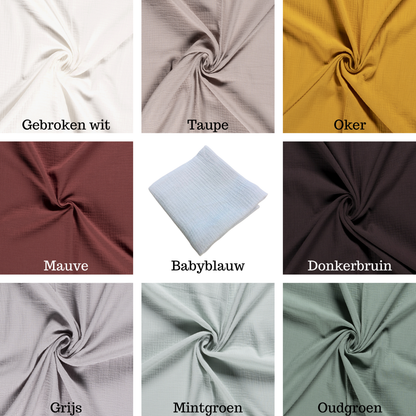 Mauties Mama Hydrofiele multidoek XL - Uni kleuren