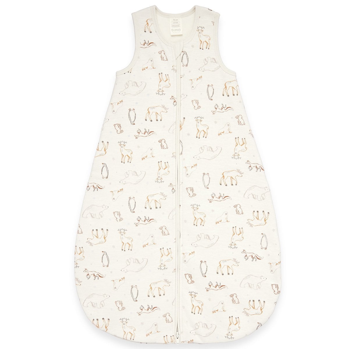 Natubini Babyslaapzak gewatteerd, TOG 2.5, Slub Interlock