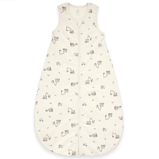 Natubini Babyslaapzak gewatteerd - TOG 2.5 single jersey - beige