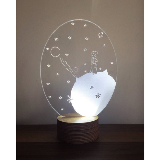 Studio ByLamp Het kleine prins led-nachtlampje - Hout