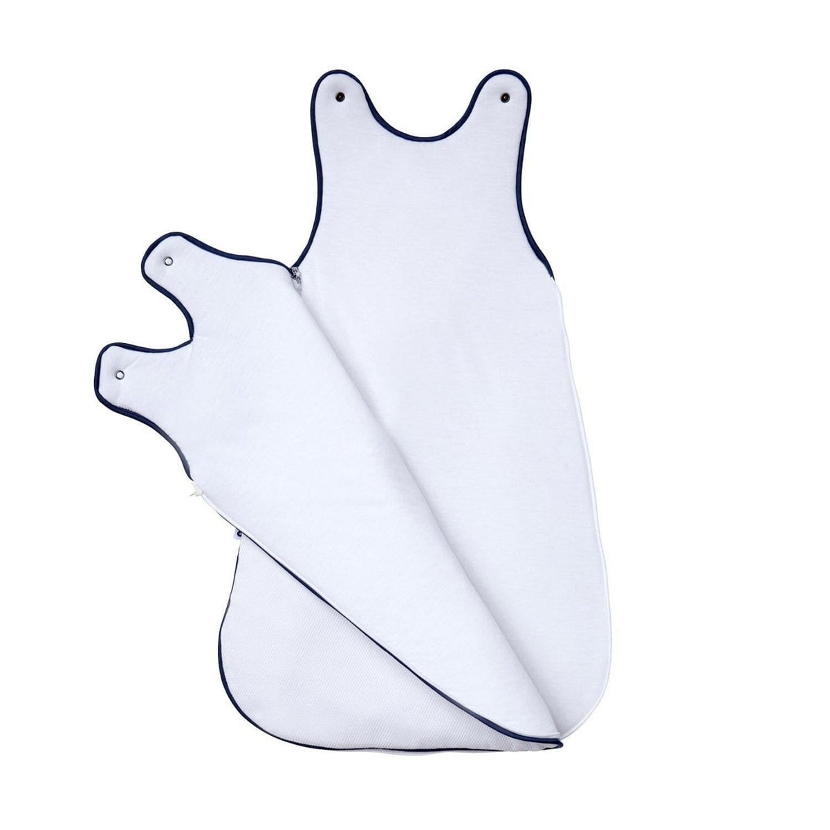 Nordic Coast Company Babyslaapzak wit-blauw foto 2