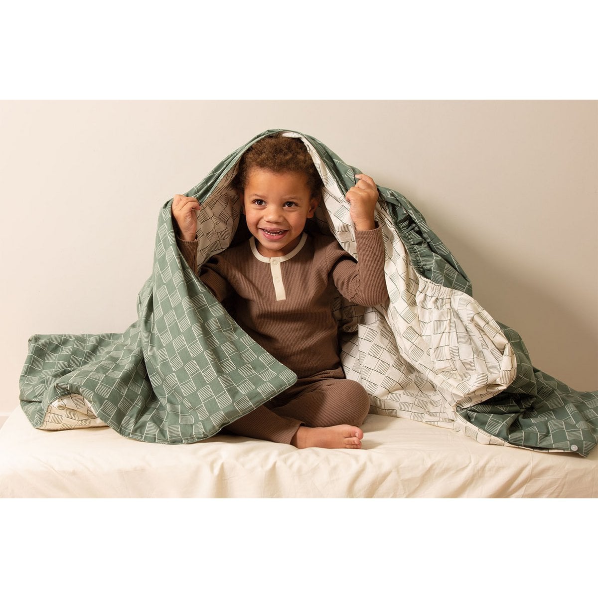 Witlof for Kids Tuck-inn dekbedovertrek bed 100x135cm Sticky Stripes foto 4