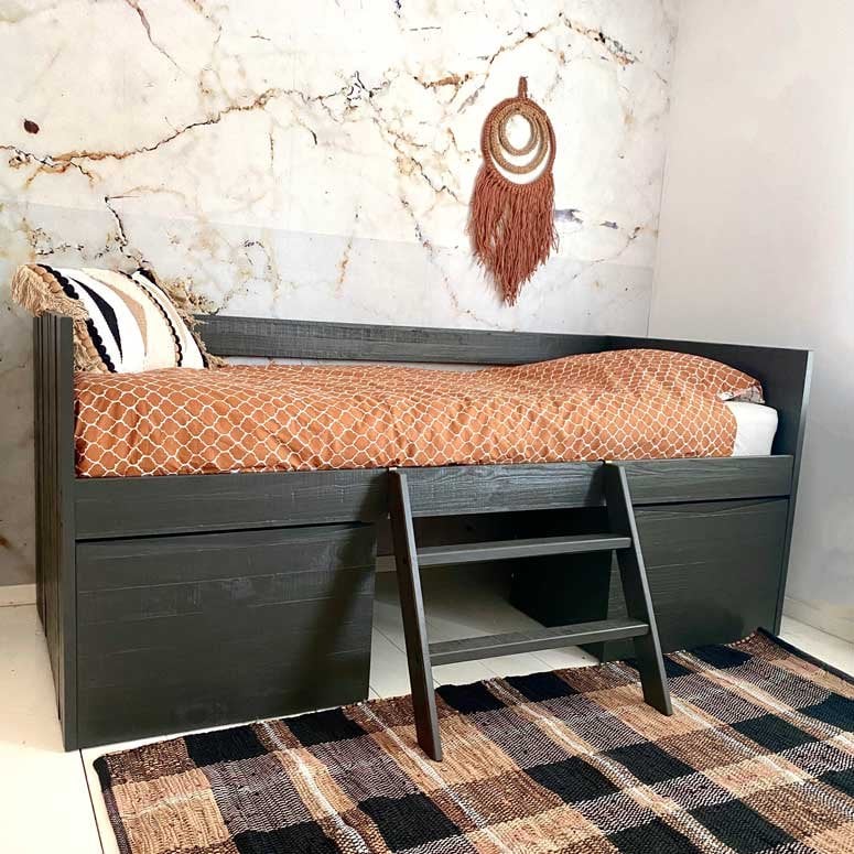 Witlof for Kids Tuck-Inn dekbedovertrek 140x200 (1-persoons) Once Upon a Dream Hazel Brown foto 4