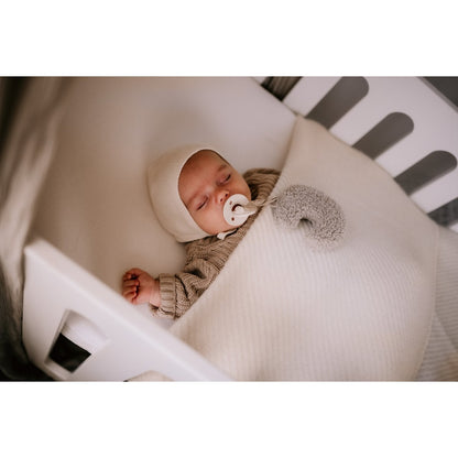 Pure Baby Love Ledikantdeken wol - natural / creme - 130x90 cm foto 4