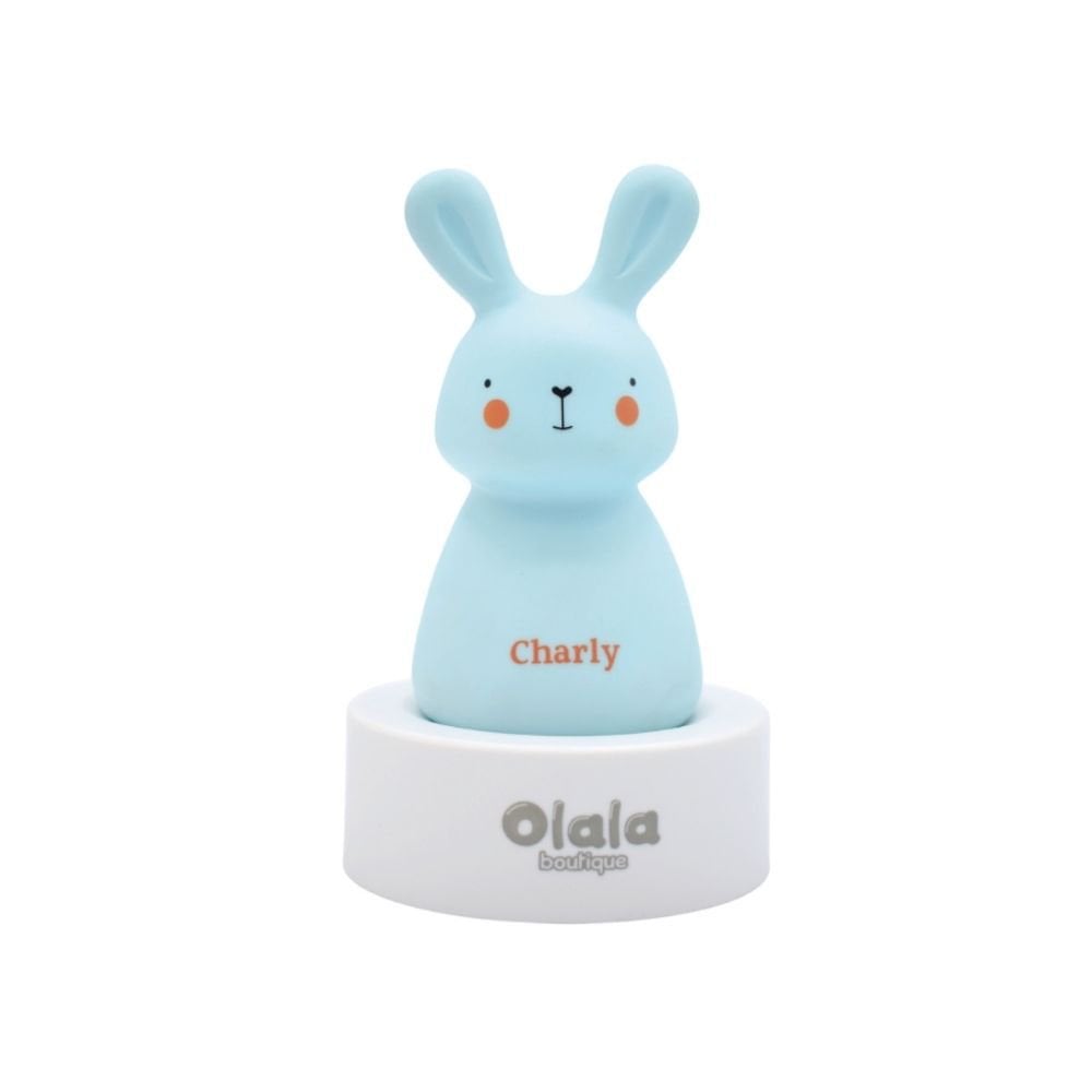 Olala Boutique Nachtlampje - Lapin Charly - Inductie opladen - blauw