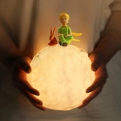 Trousselier VIPO - Nachtlampje - de Kleine Prins© en de Vos - Touch-nachtlampje - USB Oplaadbaar