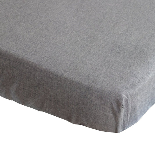 BINK Bedding Hoeslaken Bo grijs 90x200
