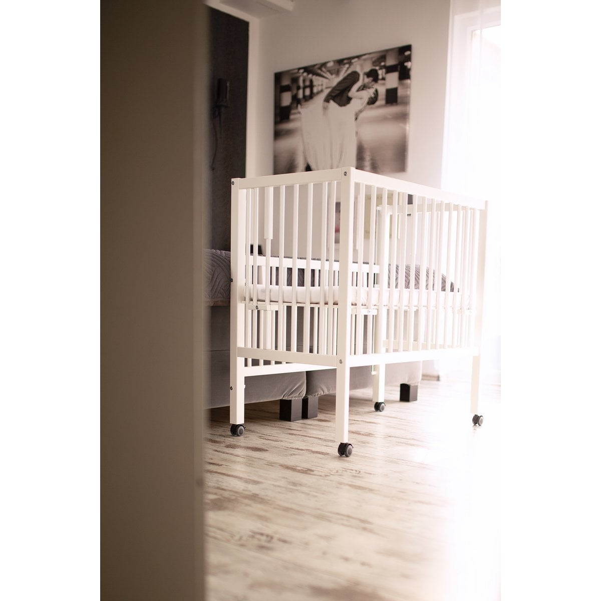 tiSsi SOPHIE bijzetbed / bijzetbed beuken WIT 40x90 cm foto 5