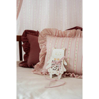 Moi Mili Mousseline kinderkamerhemel met ruche "Vintage stijl" foto 5