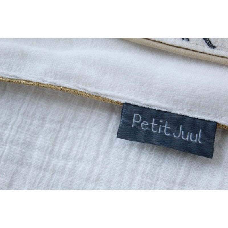 Petit Juul Wiegdeken off white gold