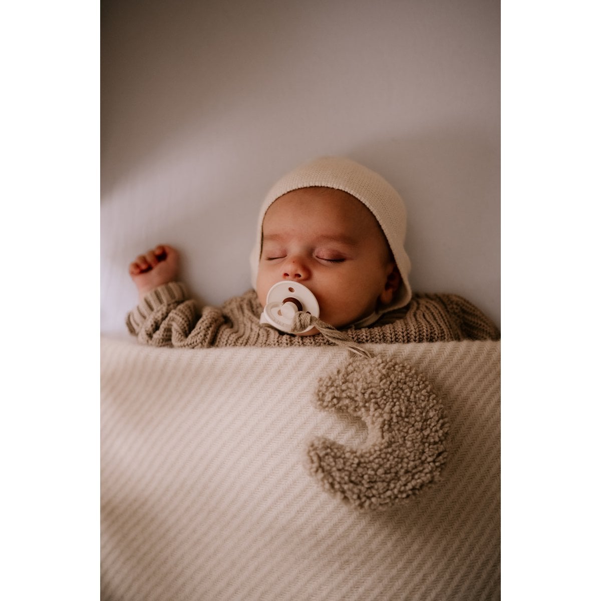 Pure Baby Love Ledikantdeken wol - natural / creme - 130x90 cm foto 5