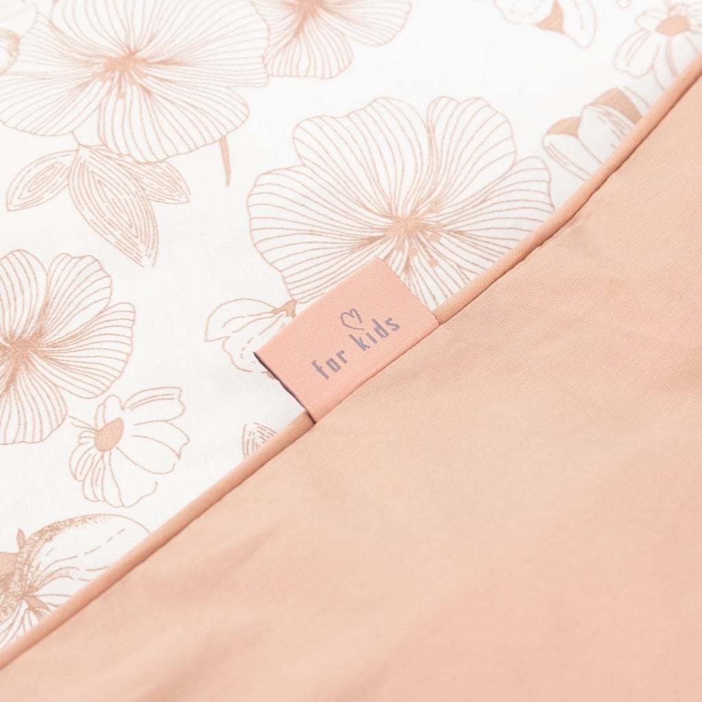 Witlof for Kids Tuck-inn dekbedovertrek 1-persoons 140x200cm Flower Powder foto 3