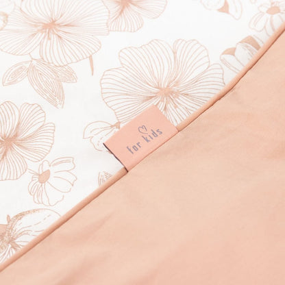 Witlof for Kids Tuck-inn dekbedovertrek 1-persoons 140x200cm Flower Powder foto 3