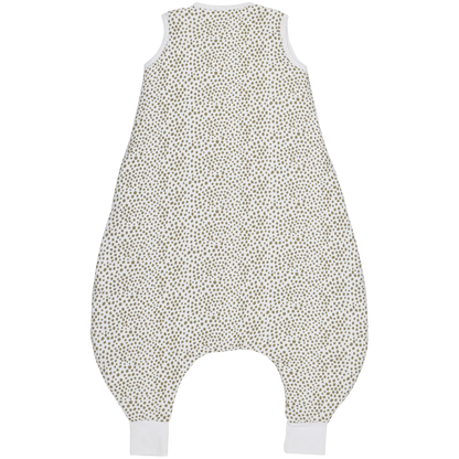 Meyco Baby Slaapzak jumper gevoerd interlock jersey Cheetah Taupe foto 2