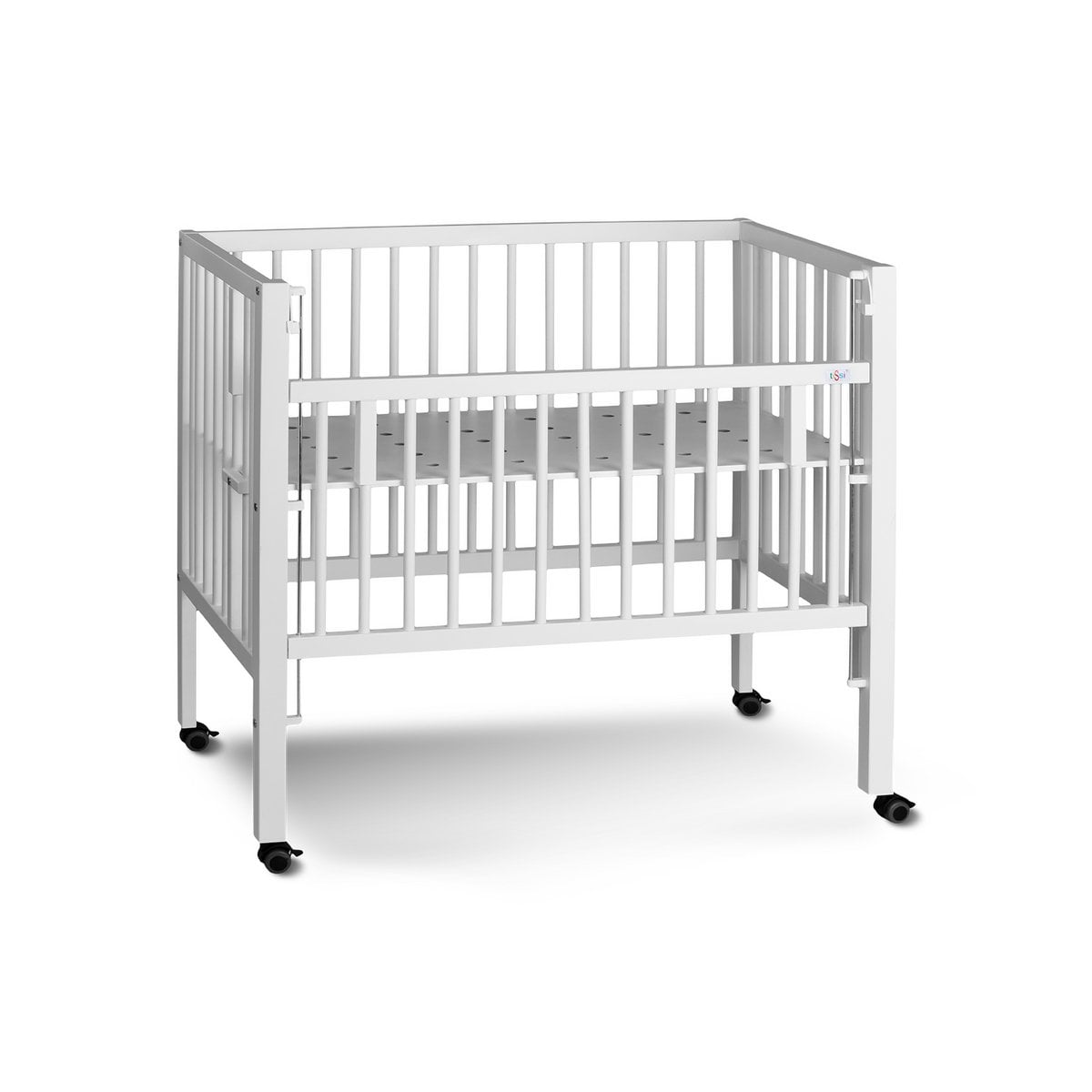 tiSsi MAXI BOXSPRING zijbed wit 90x50 cm