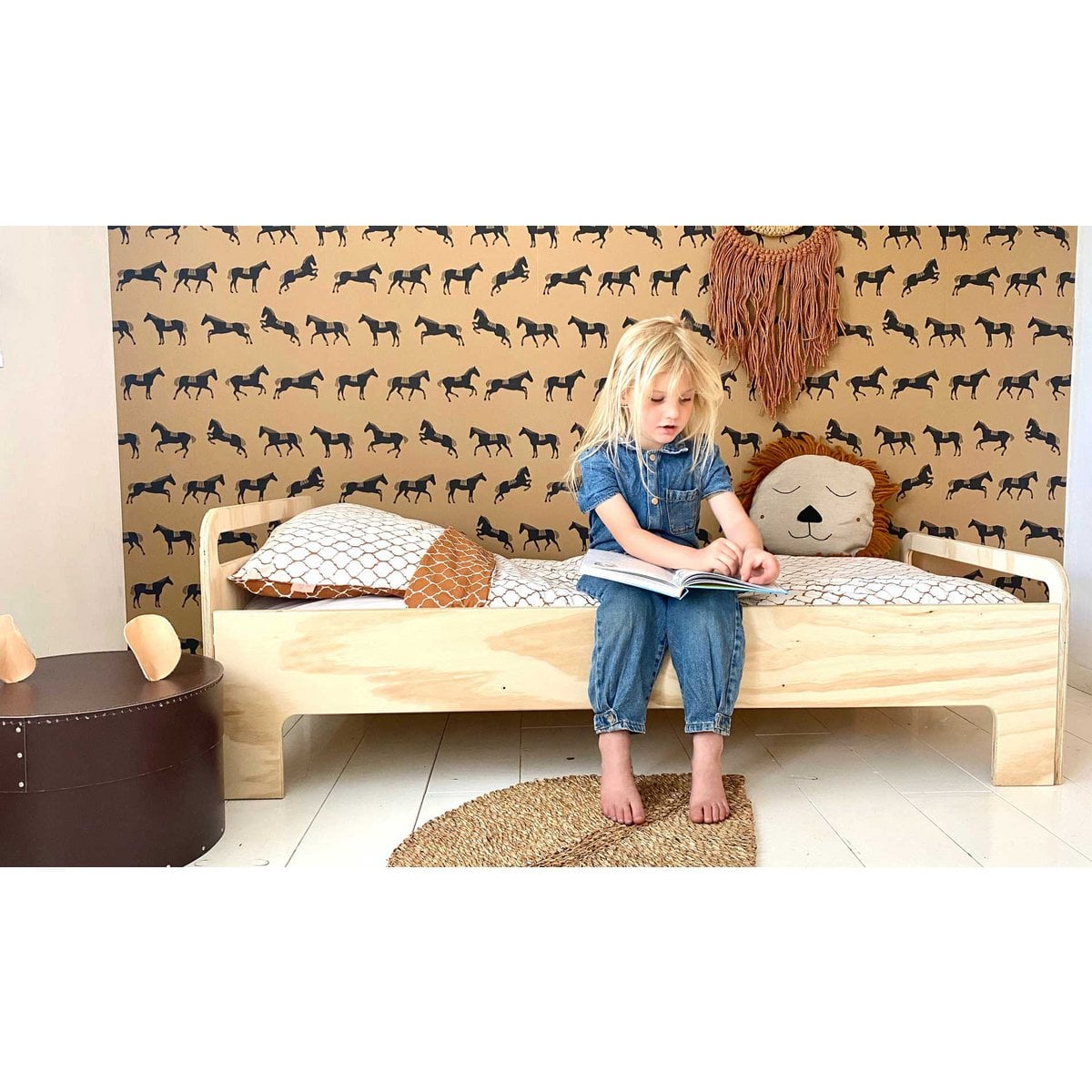 Witlof for Kids Tuck-Inn dekbedovertrek 140x200 (1-persoons) Once Upon a Dream Hazel Brown foto 5