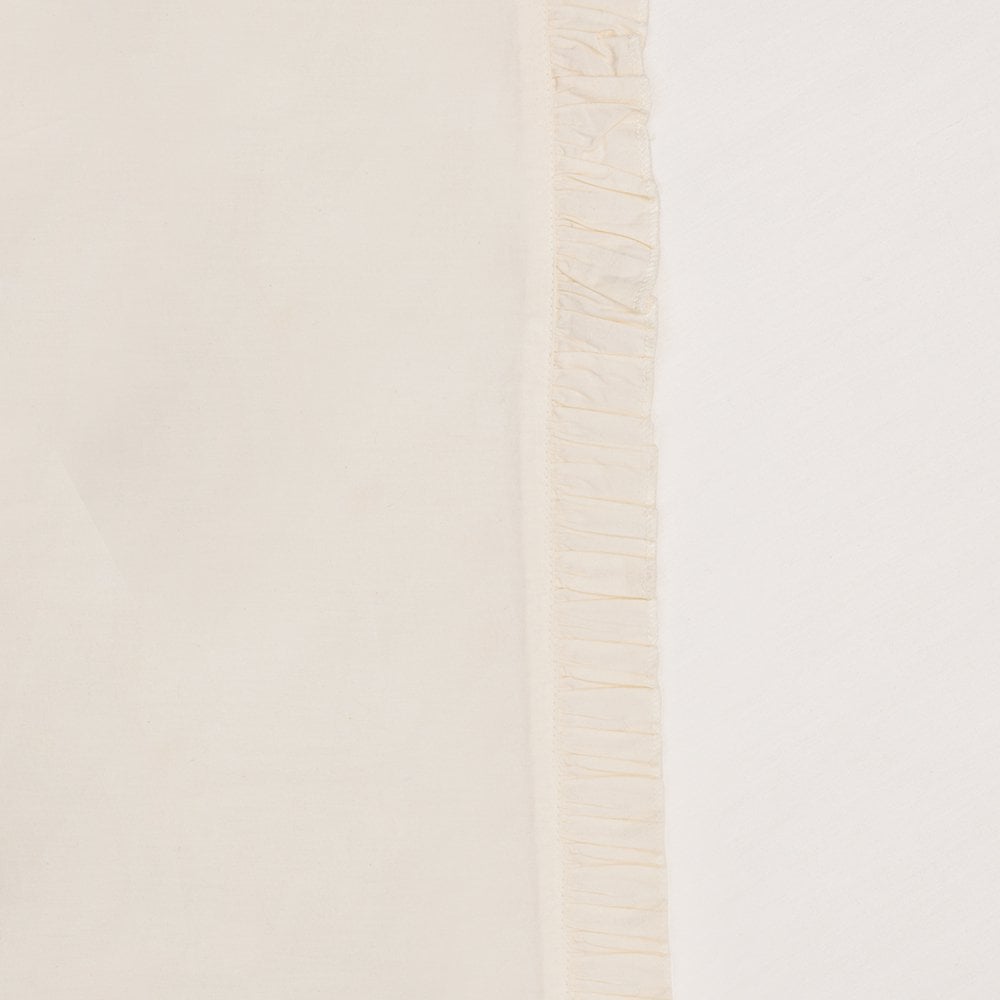 Witlof for Kids Tuck-inn laken wieg 40x80cm Ruffle Offwhite foto 2