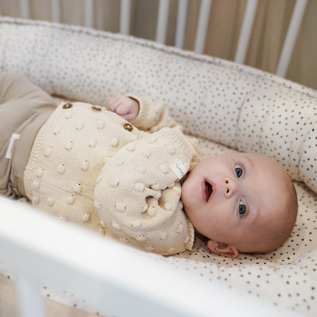 Maylily Bamboe babynest - Stenen taupe - beige foto 3