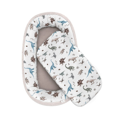 Maylily Bamboe babynest - Dino - beige foto 2